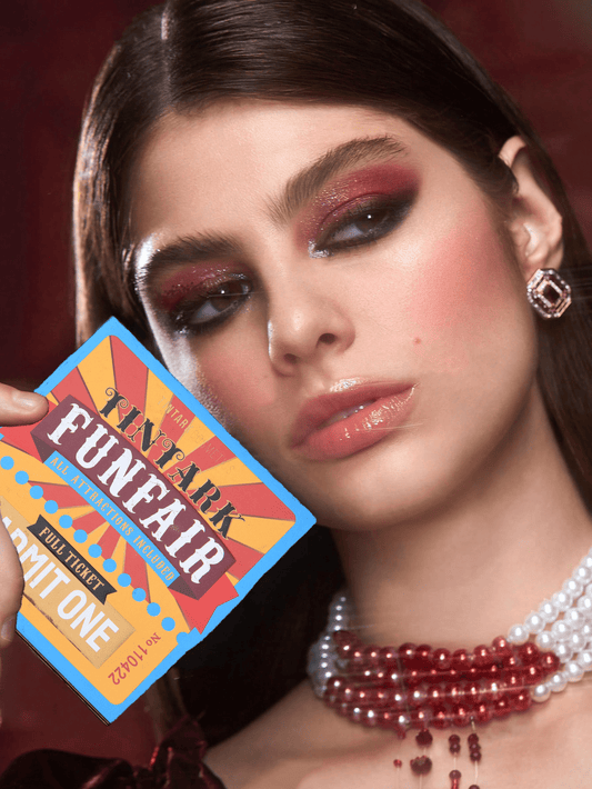 Palette de fards à paupières 18 couleurs pour fête foraine