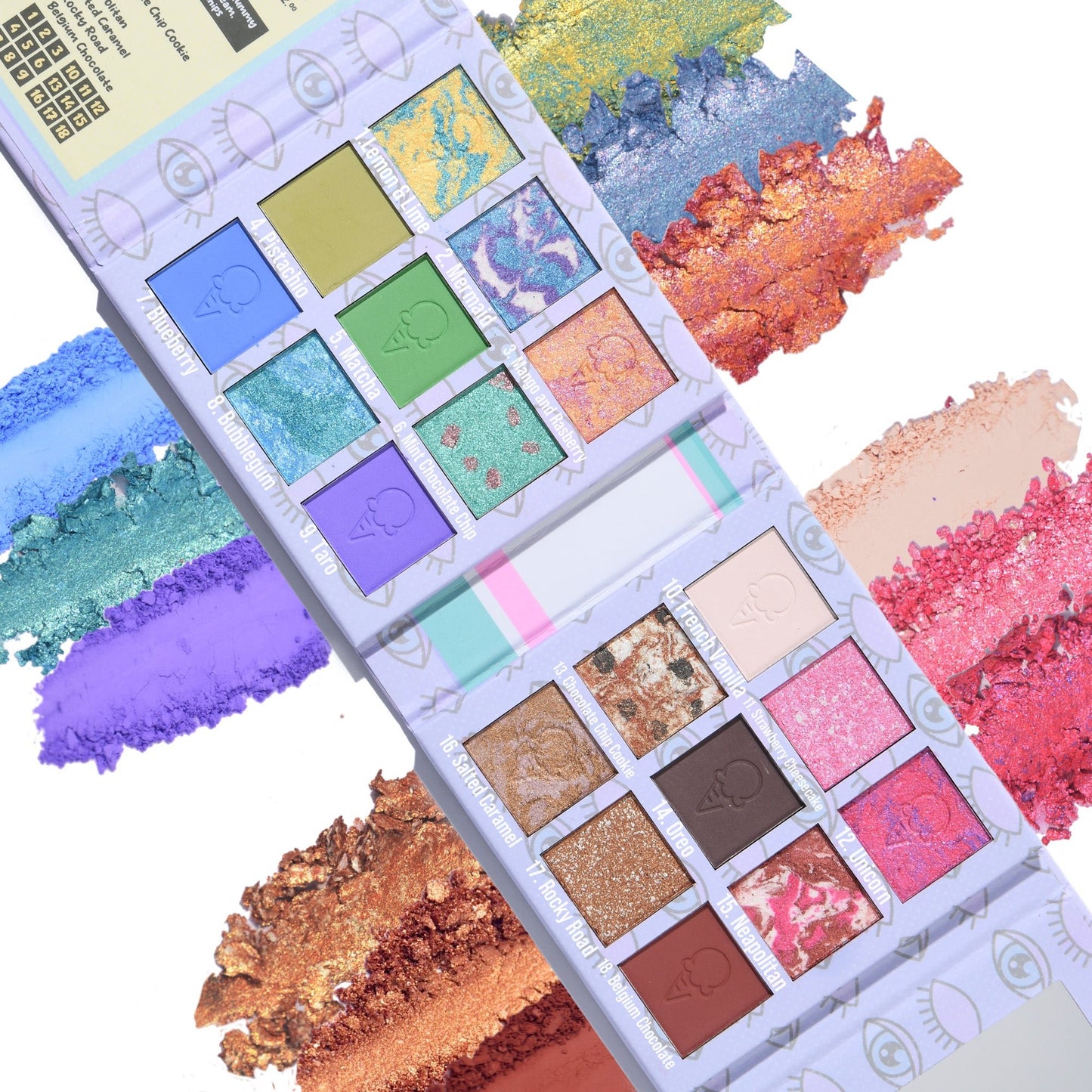 18-Farben-Tintark-Creme-Lidschatten-Palette