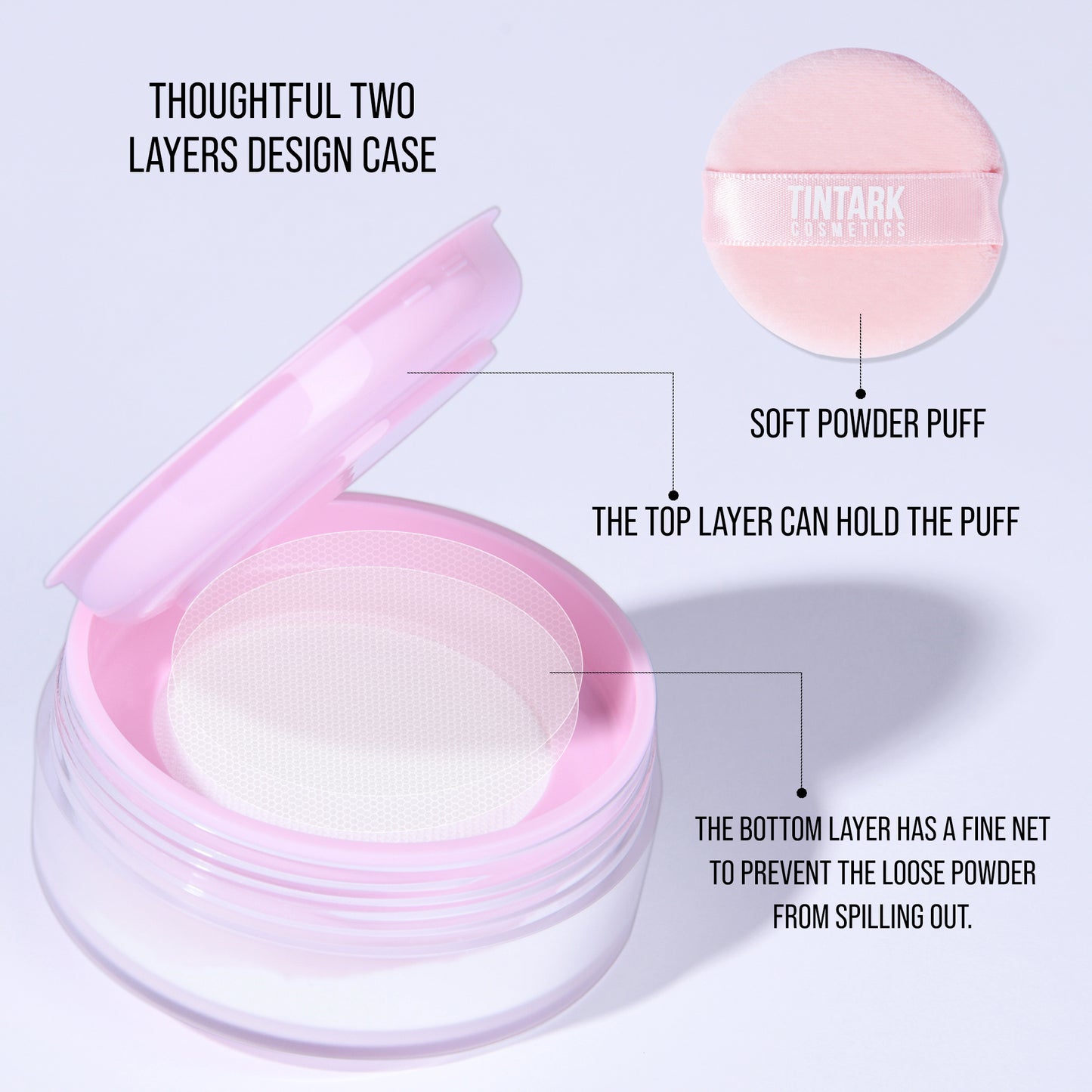 Tintark Stay Put & Ur Hooked Poudre Libre - 02 Rose