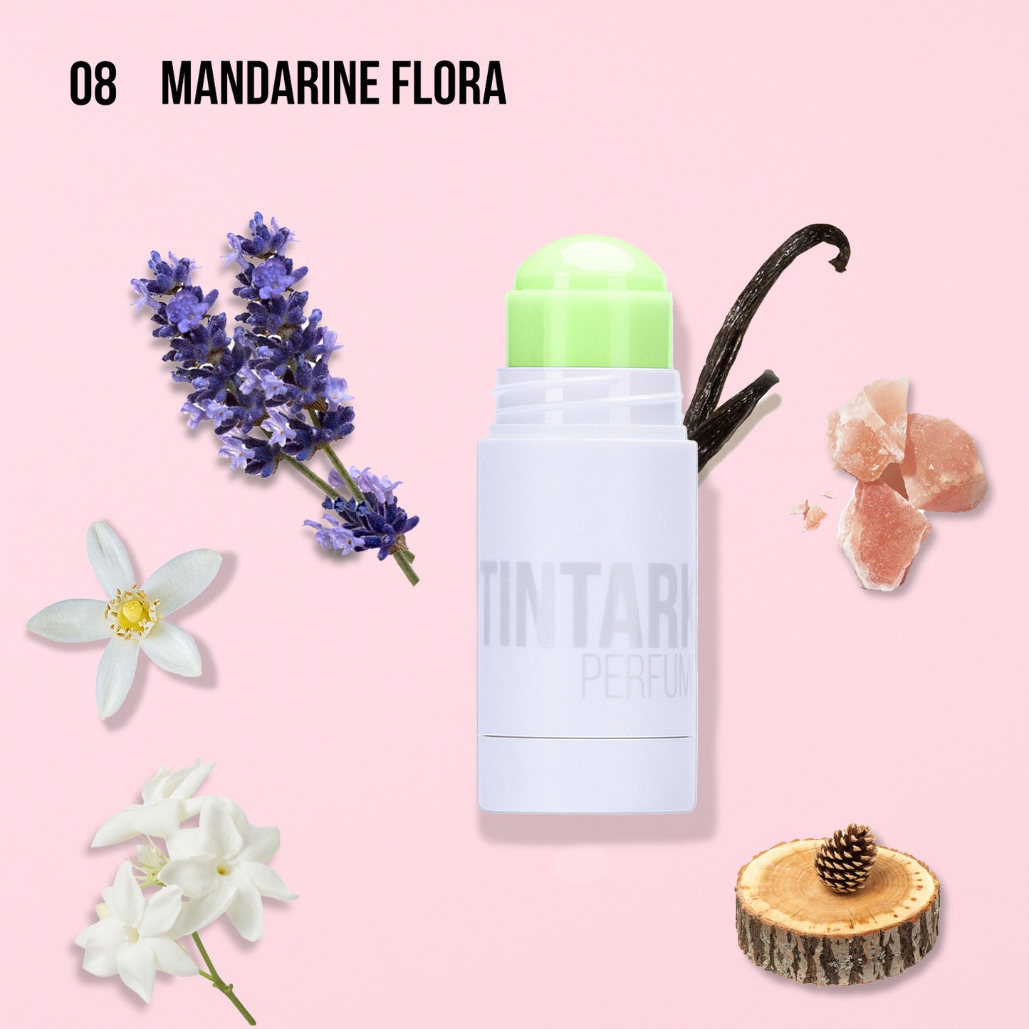 Solid Perfume Stick - 08 Mandarine Flora Inspired by YSL LIBRE Perfume