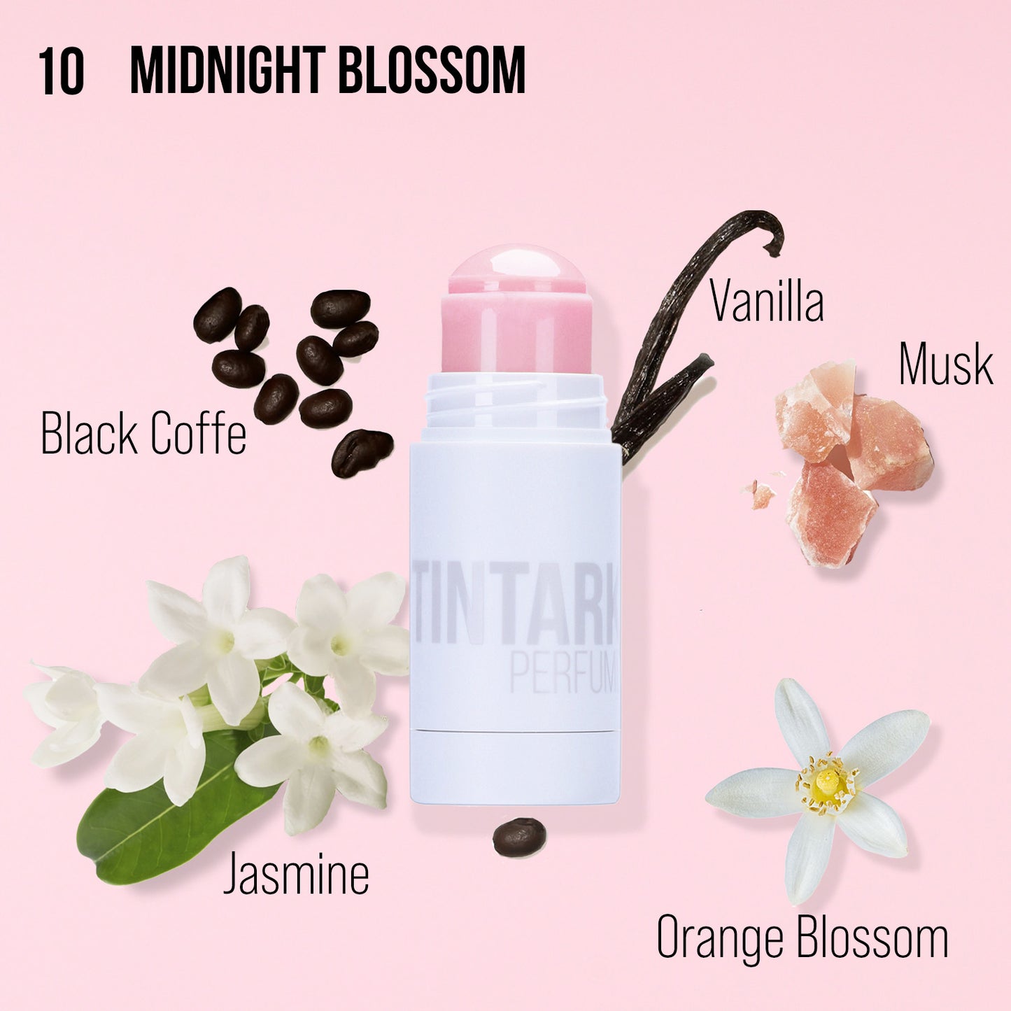 Tintark Bâton de Parfum Solide - 10 FLEUR DE MINUIT