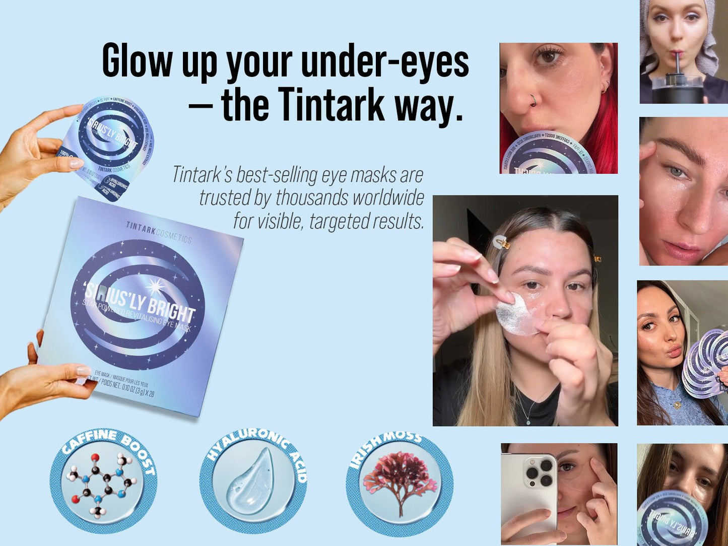 'SIRIUS'LY BRIGHT STAR POWERED REVITALISING Hydrogel Eye Mask