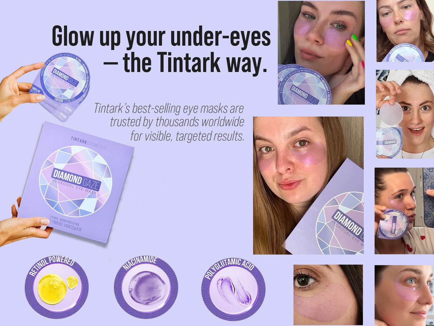 DIAMOND GAZE Hydrogel Eye Mask