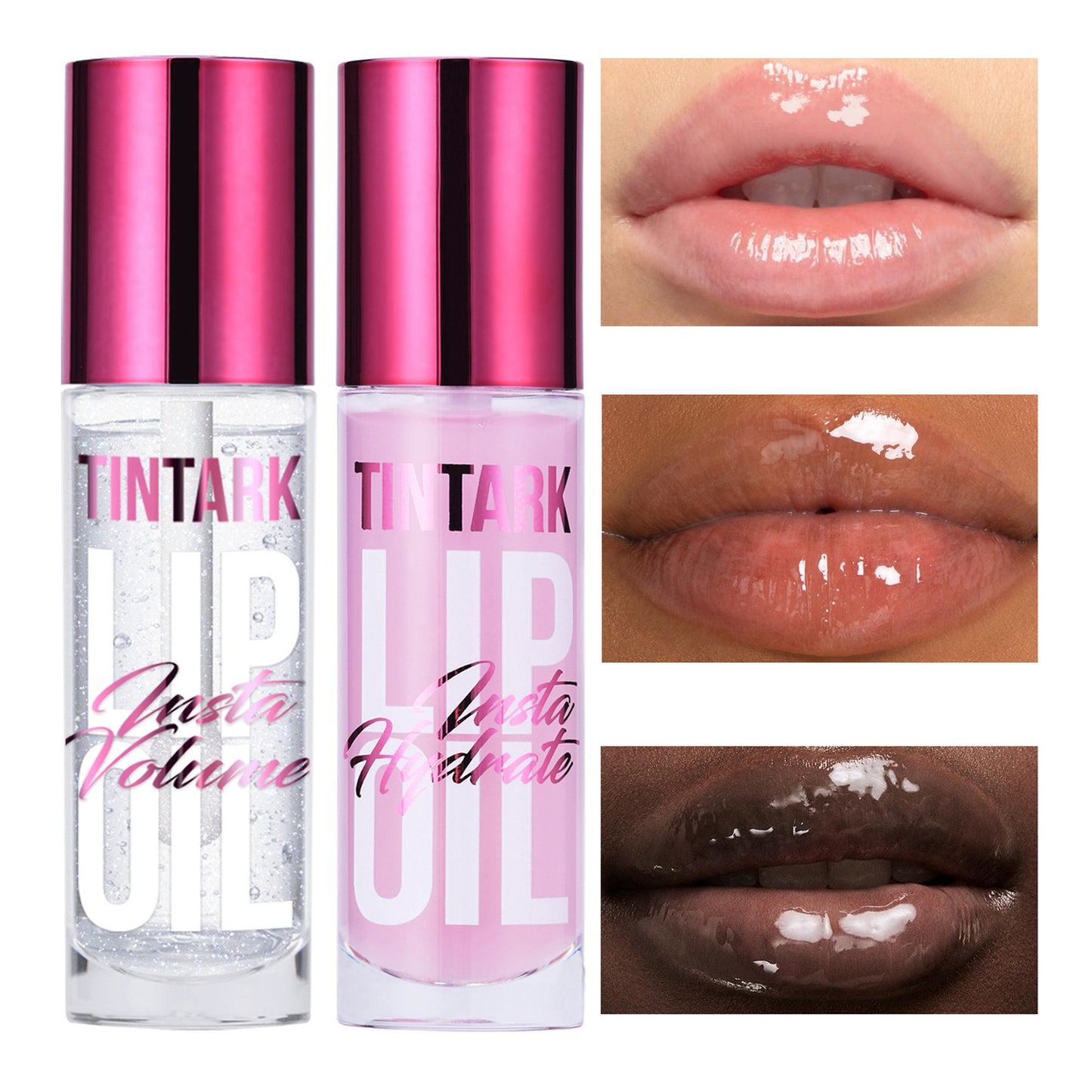 TINTARK DUO ACTION Brillant à Lèvres Hydrate & Volume Repulpant