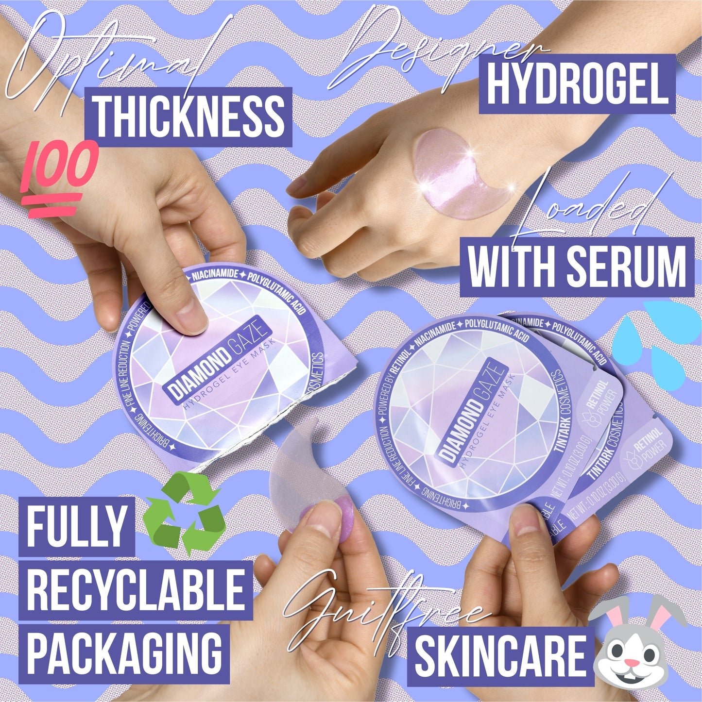 DIAMOND GAZE Hydrogel Eye Mask
