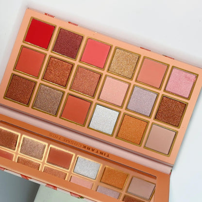 18 Colors Peach Please Eyeshadow Palette