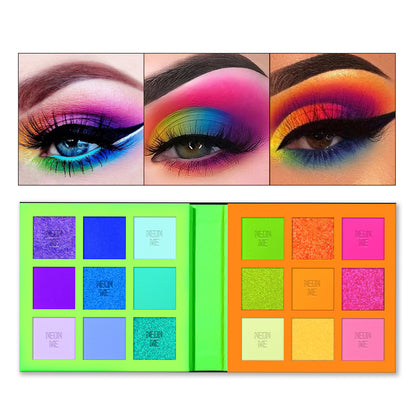 18 Farben Tintark Neonme Lidschatten-Palette 