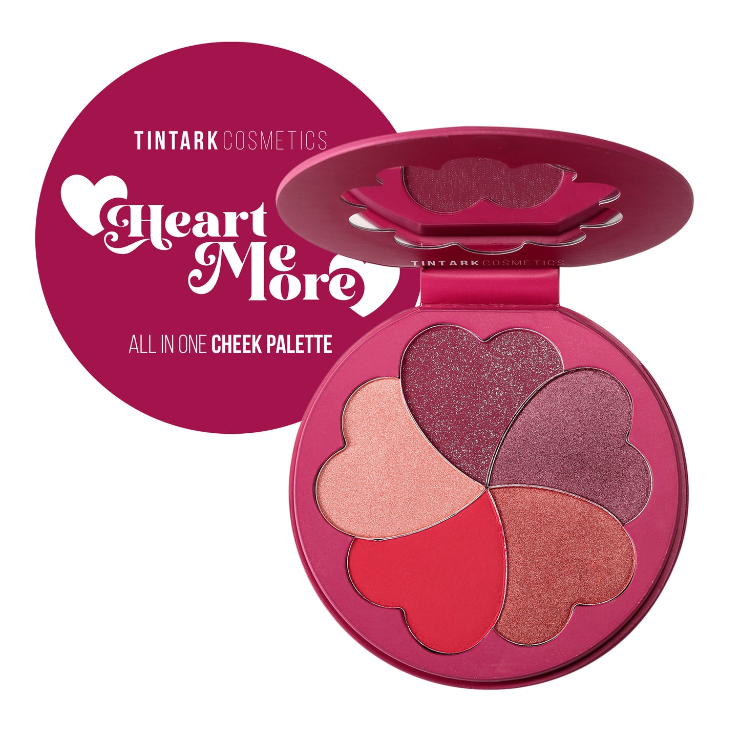 TINTARK Heart Me More Rouge-Palette – Dunkel 