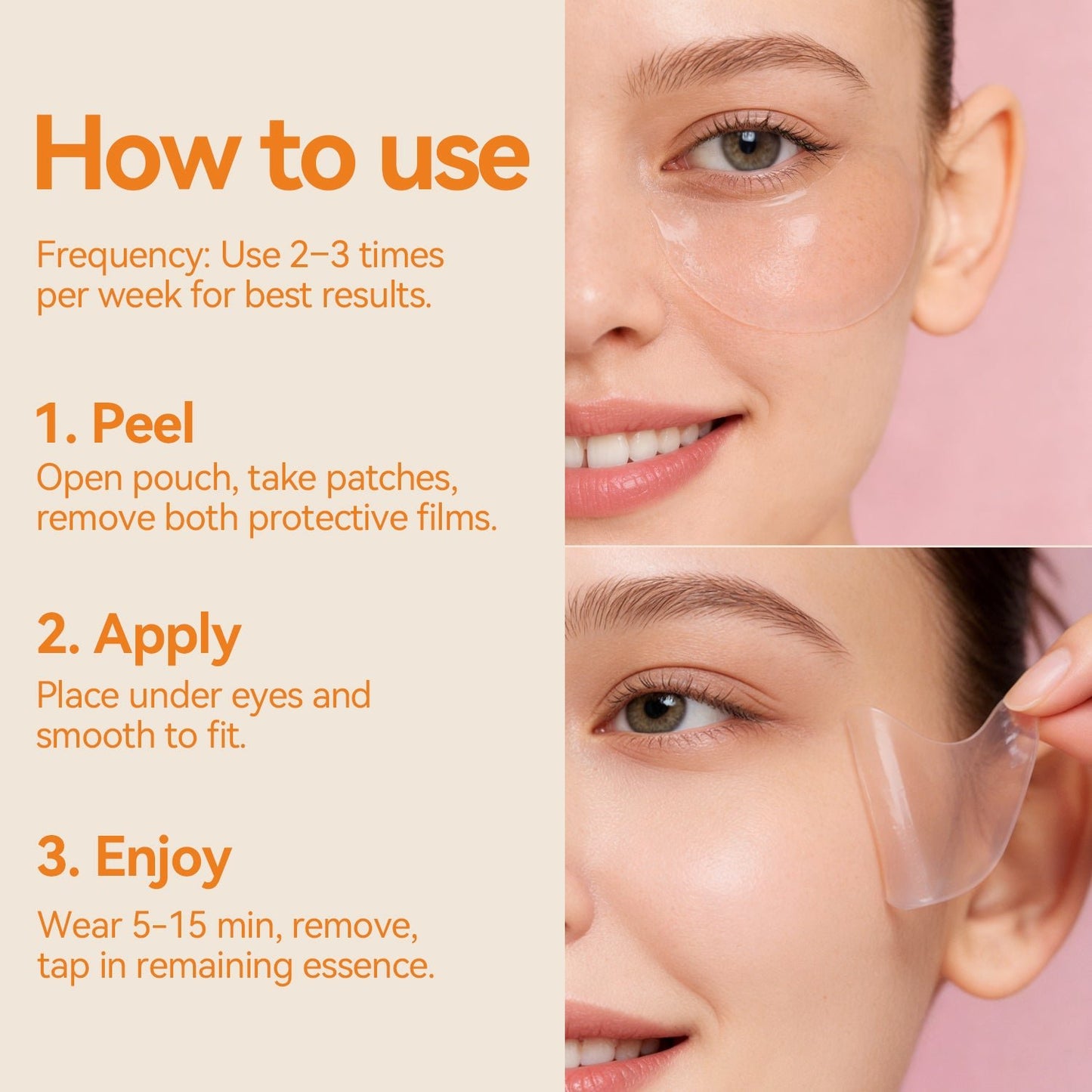 Vitaglow · Charge Energy Hydrogel Under Eye Patches