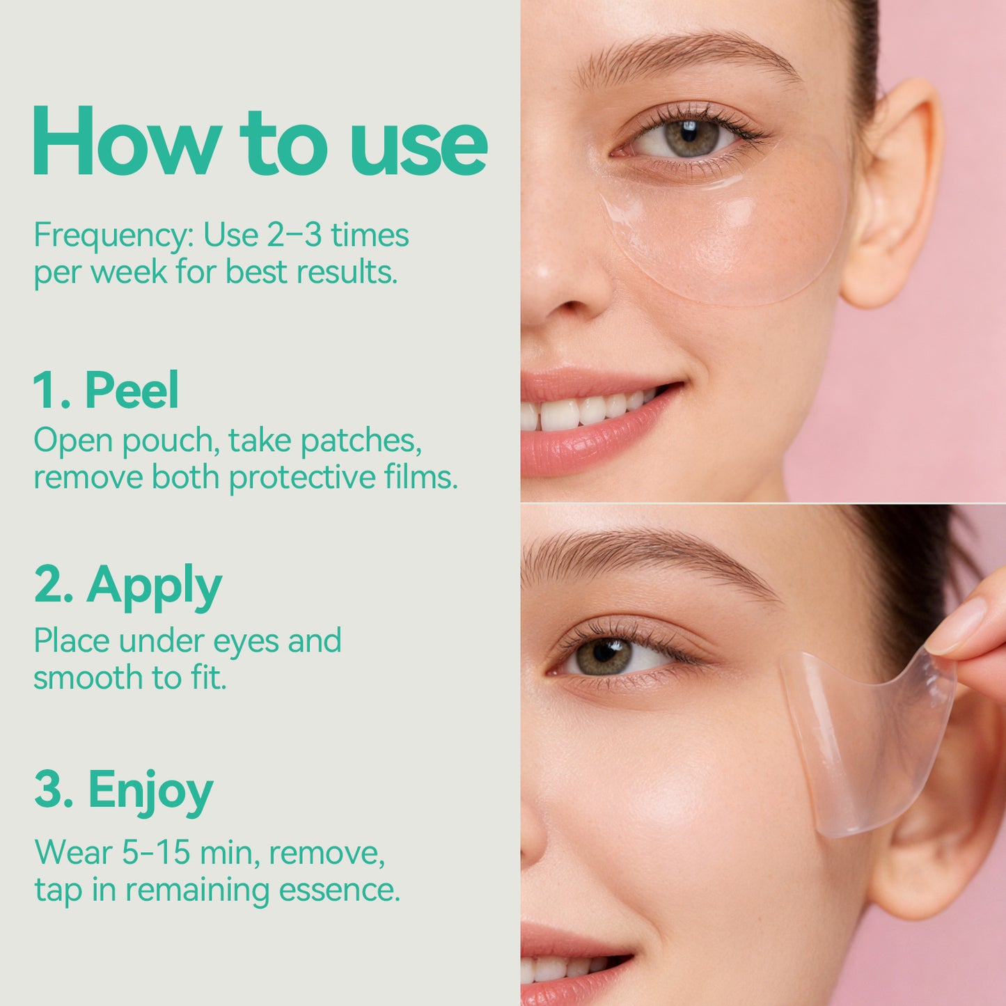 Vitaglow · Sync Energy Hydrogel Under Eye Patches