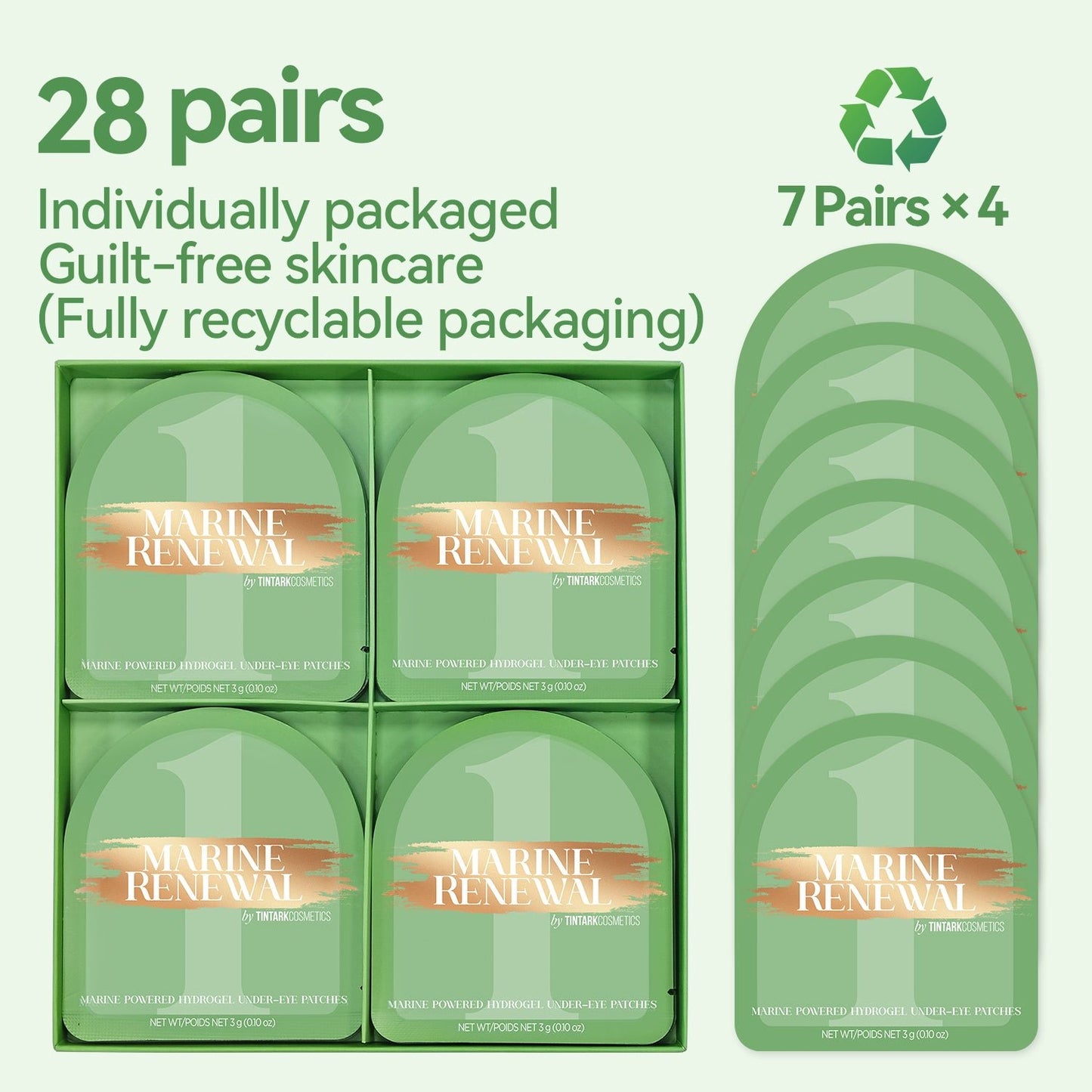 Marine Renewal 1 Hydrogel Under-Eye Patches