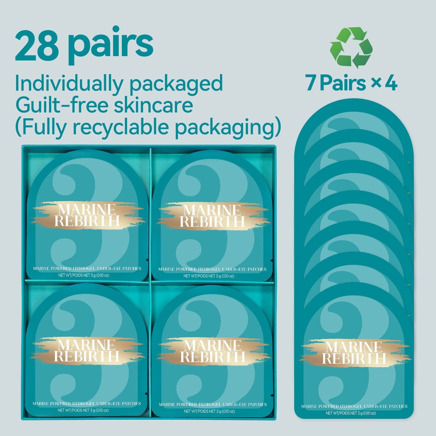 Marine Rebirth 3 Hydrogel Under-Eye Patches