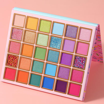 30 Colors Cloudy with a Chance of Sprinkles Eyeshadow Palette