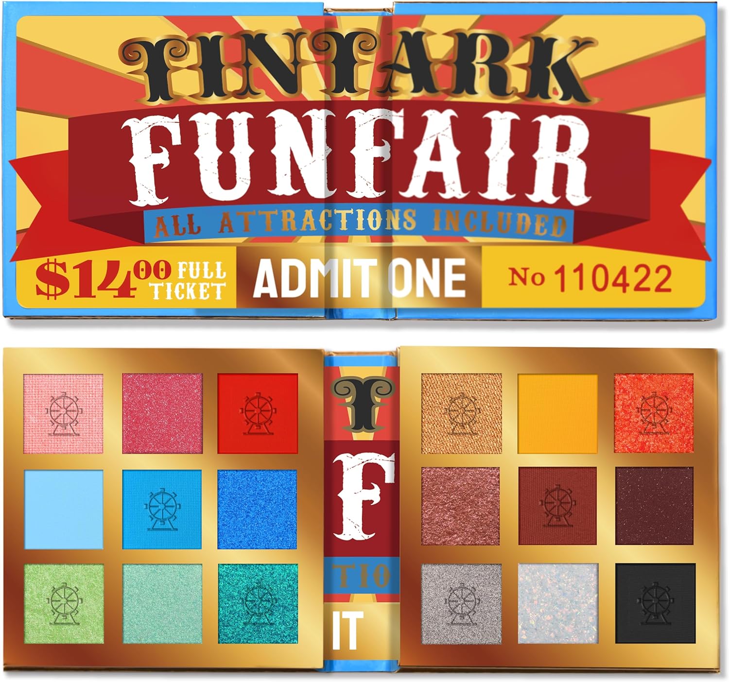 Funfair Eyeshadow Palette --Fun & Folding Series – TINTARK COSMETICS
