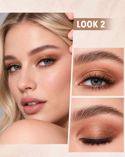 TINTARK 18-Shade Soft Glam Peach Please Eyeshadow Palette