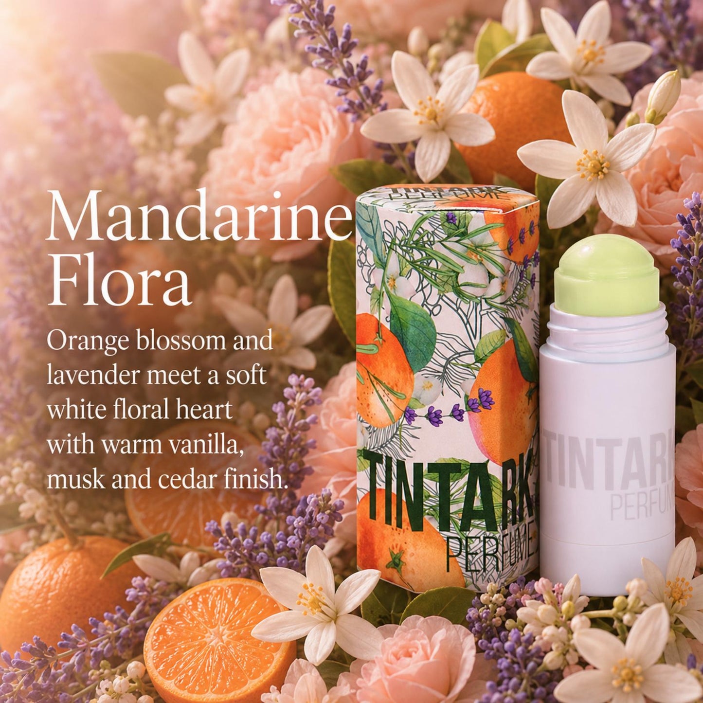 Tintark Solid Perfume Stick 15g - 08 Mandarine Flora