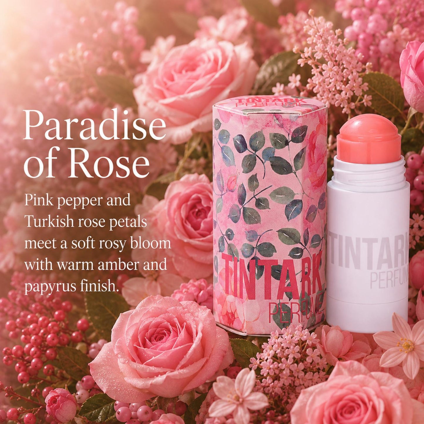 Tintark Solid Perfume Stick 15g- 11 PARADISE OF ROSE