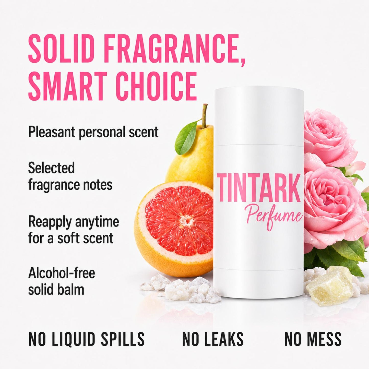 Tintark Solid Perfume Stick 5g- 05 Rosy Reverie