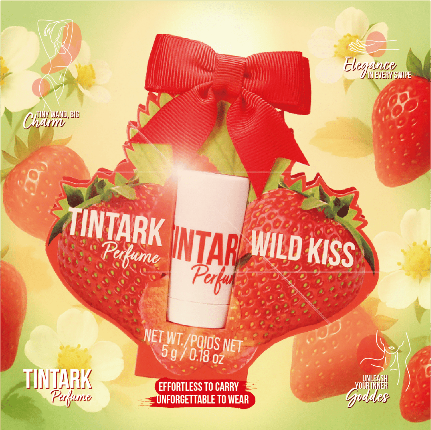 Solid Perfume Stick 5g-06 Wild Kiss Inspired by Burberry Her Blossom (Her Intense 2024 Burberry) Perfume