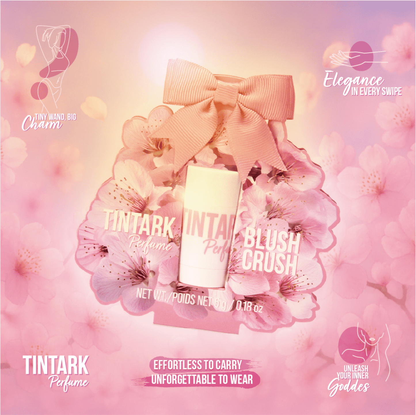 Solid Perfume Stick 5g-08 Blush Crush Inspired by Victoria’s Secret Love Spell Perfume