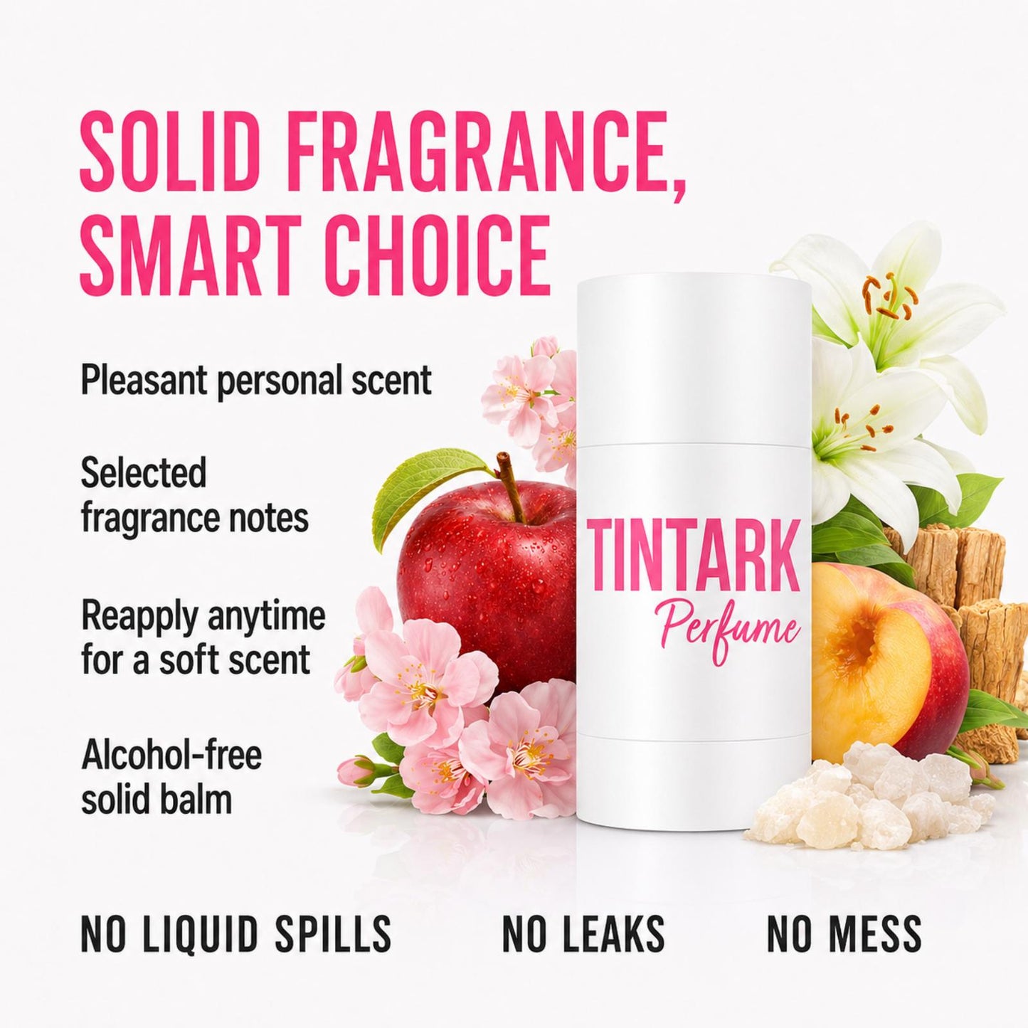 Tintark Solid Perfume Stick 5g-08 Blush Crush