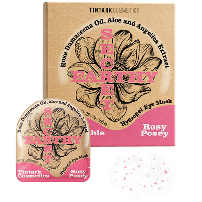 TINTARK Rosy Posey Hydrogel Under Eye Patches, 28 Pairs