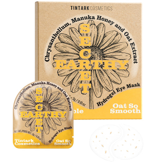 TINTARK Oat So Smooth Hydrogel Under Eye Patches, 28 Pairs