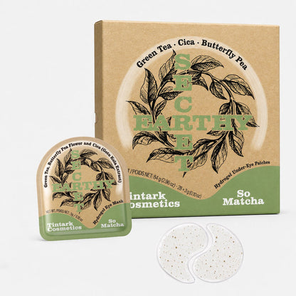 TINTARK So Matcha Hydrogel Under Eye Patches, 28 Pairs