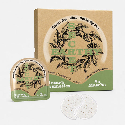 TINTARK So Matcha Hydrogel Under Eye Patches, 28 Pairs