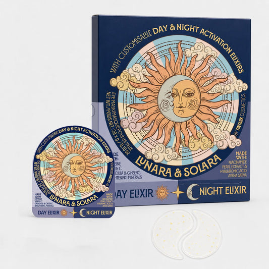 TINTARK Lunara & Solara Hydrogel Under Eye Patches+ 2 Serums, 28 Pairs