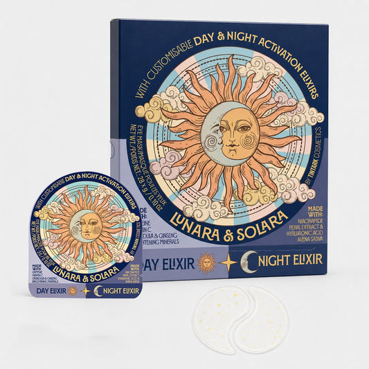 TINTARK Lunara & Solara Hydrogel Under Eye Patches+ 2 Serums, 28 Pairs