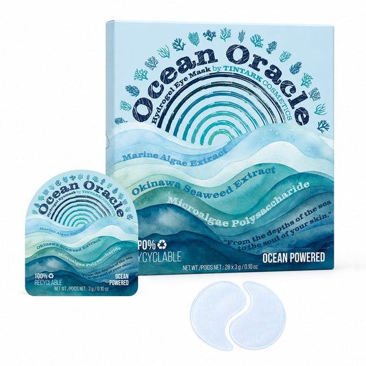TINTARK Ocean Oracle Hydrogel Under Eye Patches, 28 Pairs