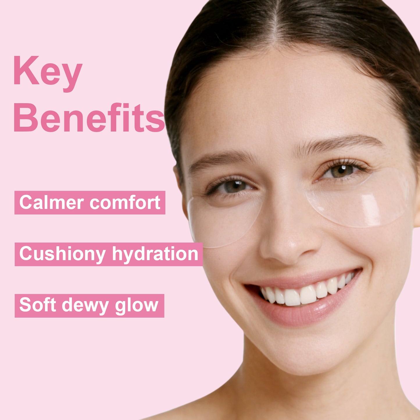 Crystal Collection · Rosé Aurora Hydrogel Under-Eye Patches