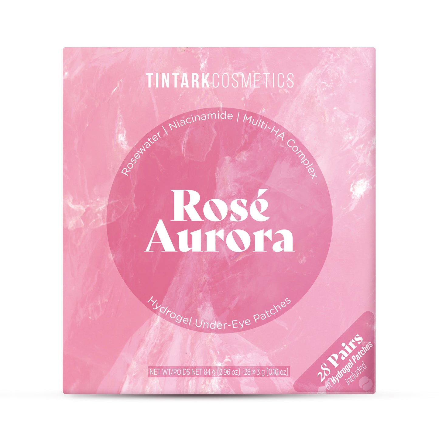 Crystal Collection · Rosé Aurora Hydrogel Under-Eye Patches