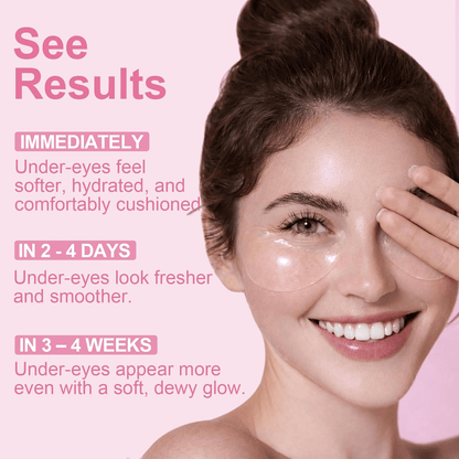 Crystal Collection · Rosé Aurora Hydrogel Under-Eye Patches