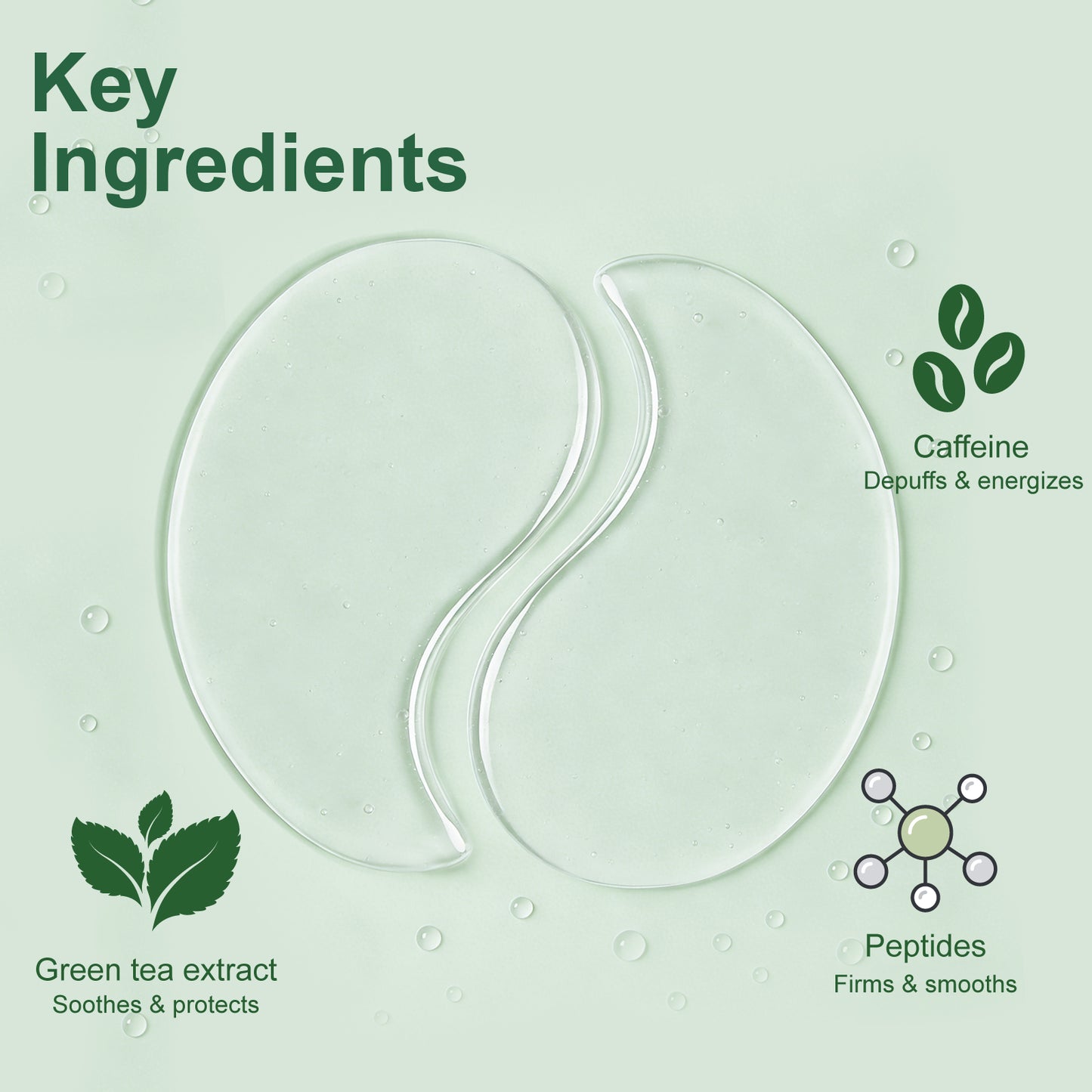 Crystal Collection · Verdant Veil Hydrogel Under-Eye Patches