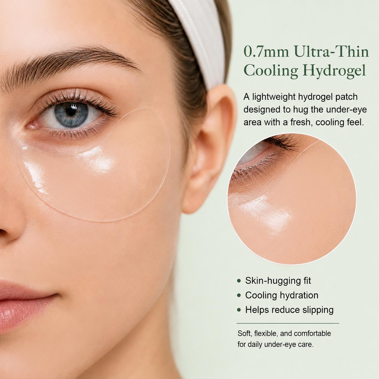 TINTARK Verdant Veil Hydrogel Under Eye Patches, 56 Pairs