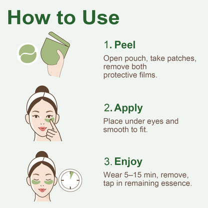 Crystal Collection · Verdant Veil Hydrogel Under-Eye Patches