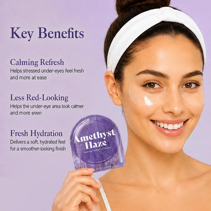 TINTARK Amethyst Haze Hydrogel Under Eye Patches, 28 Pairs