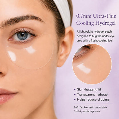 TINTARK Amethyst Haze Hydrogel Under Eye Patches, 28 Pairs