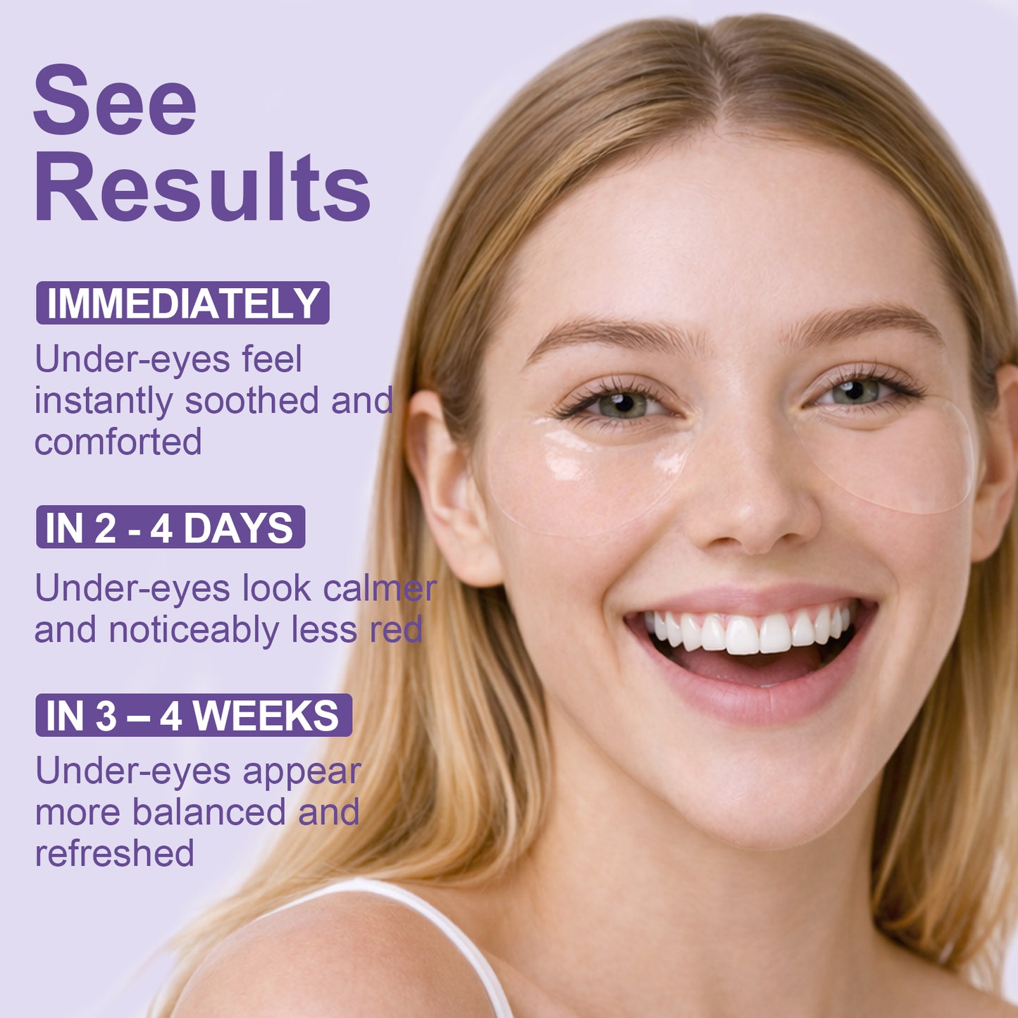 Crystal Collection · Amethyst Haze Hydrogel Under-Eye Patches