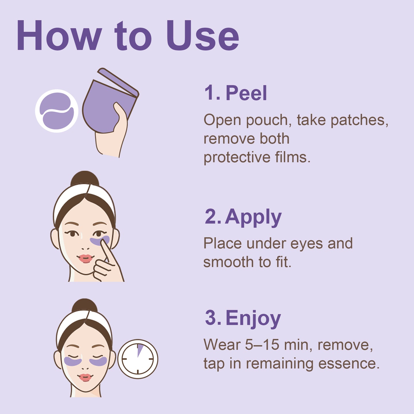 Crystal Collection · Amethyst Haze Hydrogel Under-Eye Patches