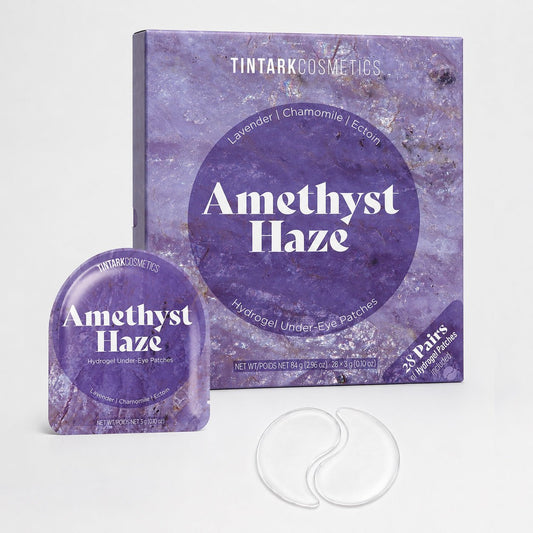TINTARK Amethyst Haze Hydrogel Under Eye Patches, 28 Pairs