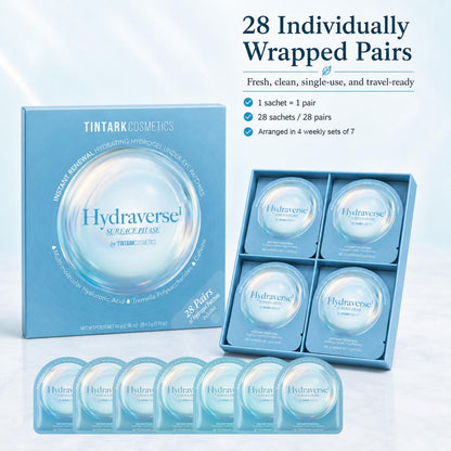 TINTARK Hydraverse Surface Phase Crease-Prone Eye Patches, 28 Pairs
