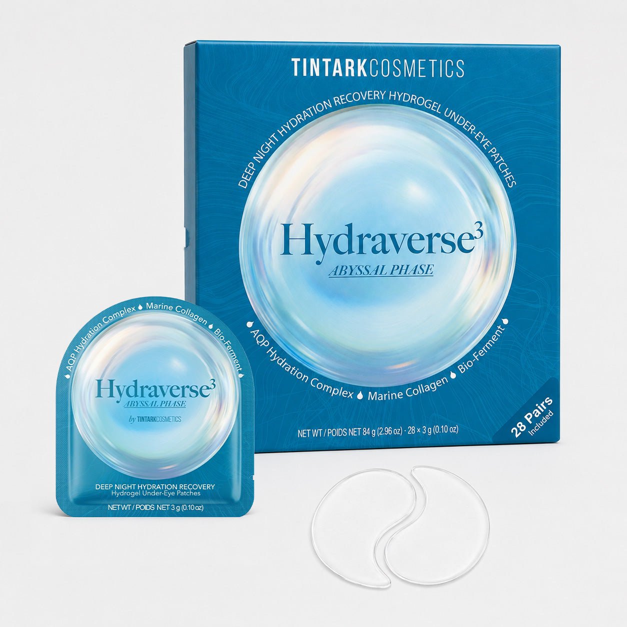 TINTARK Hydraverse Abyssal Phase Plumping Hydrogel Eye Patches (28 Pairs)