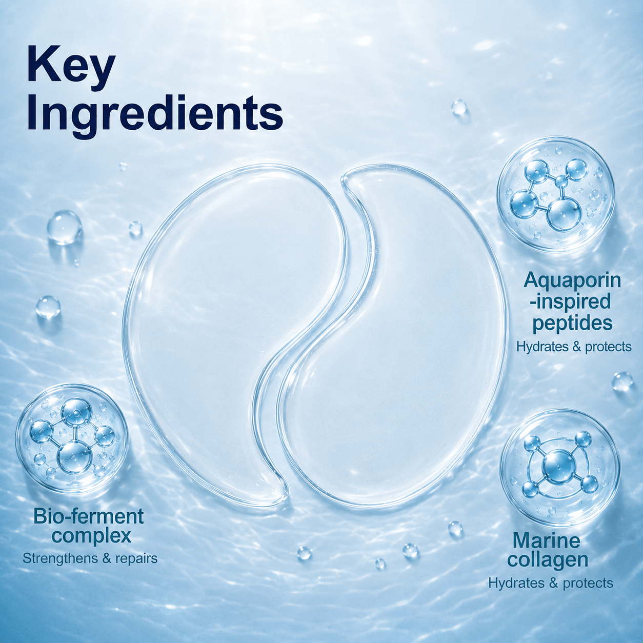 TINTARK Hydraverse Abyssal Phase Plumping Hydrogel Eye Patches (28 Pairs)