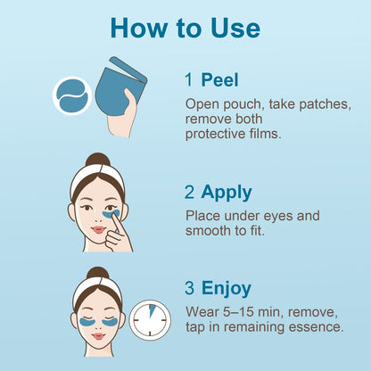 Hydraverse³ · Abyssal Phase Hydrogel Under-Eye Patches