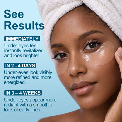 Hydraverse⁴ · Quantum Phase Hydrogel Under-Eye Patches