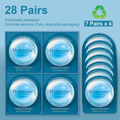 Hydraverse⁴ · Quantum Phase Hydrogel Under-Eye Patches