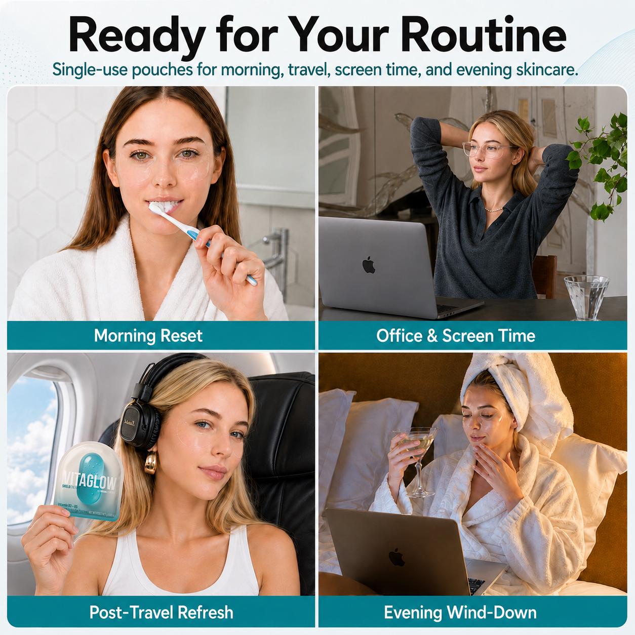TINTARK Shield Energy Hydrogel Under Eye Patches, 28 Pairs